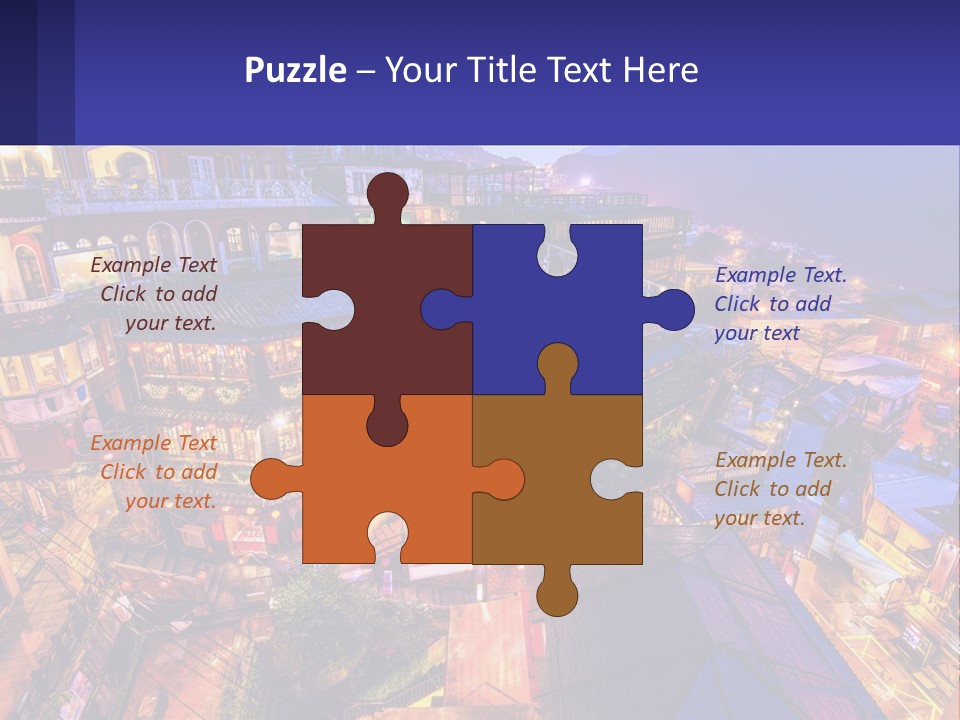 Grass Construct House PowerPoint Template