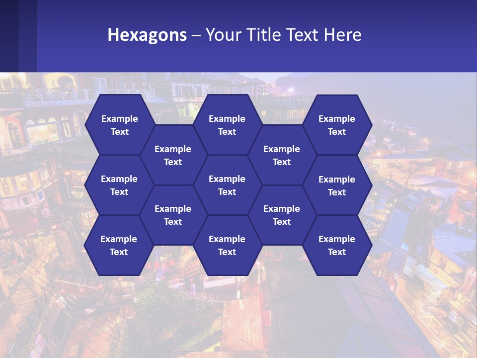 Grass Construct House PowerPoint Template