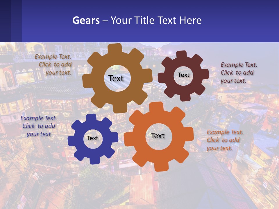 Grass Construct House PowerPoint Template