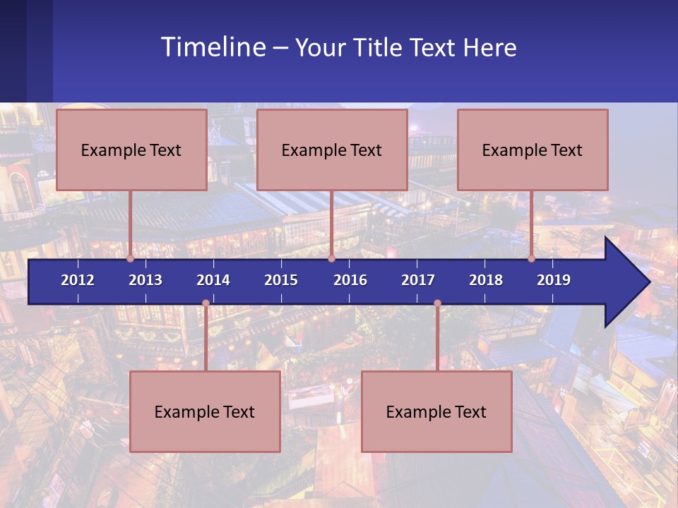 Grass Construct House PowerPoint Template