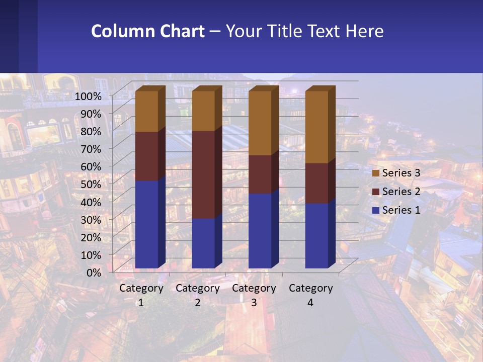 Grass Construct House PowerPoint Template