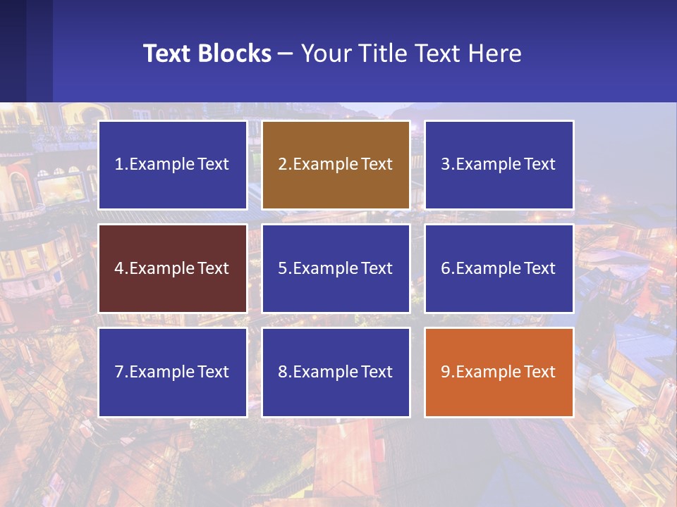 Grass Construct House PowerPoint Template