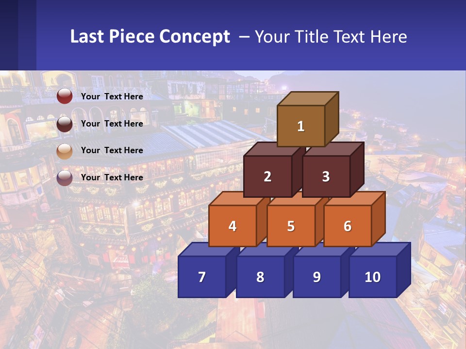 Grass Construct House PowerPoint Template