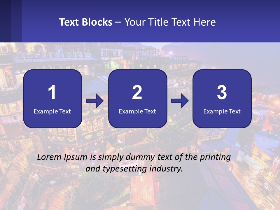 Grass Construct House PowerPoint Template
