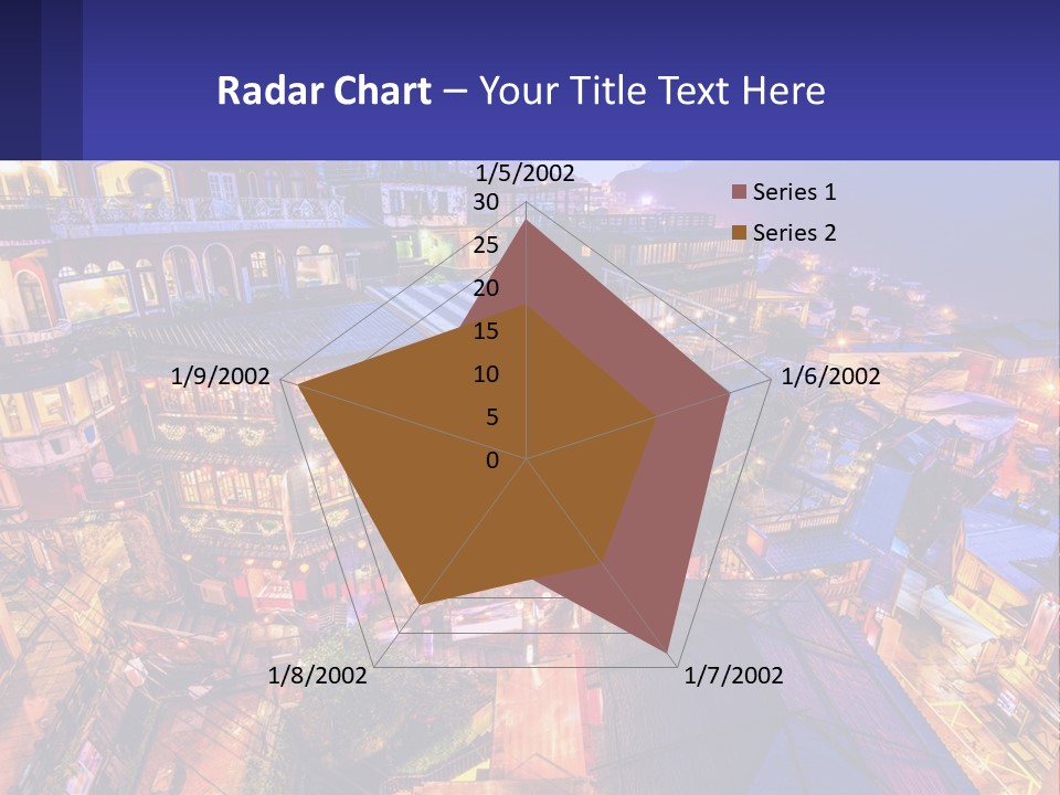 Grass Construct House PowerPoint Template