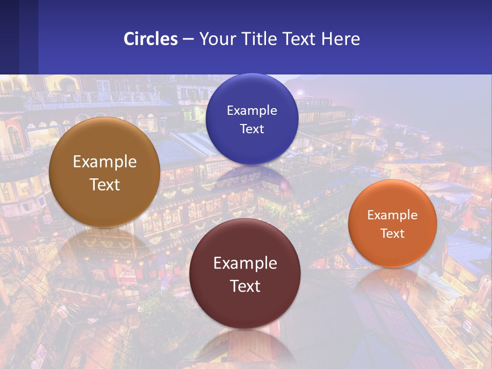 Grass Construct House PowerPoint Template