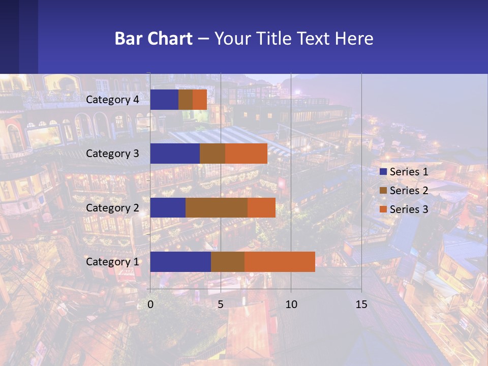 Grass Construct House PowerPoint Template
