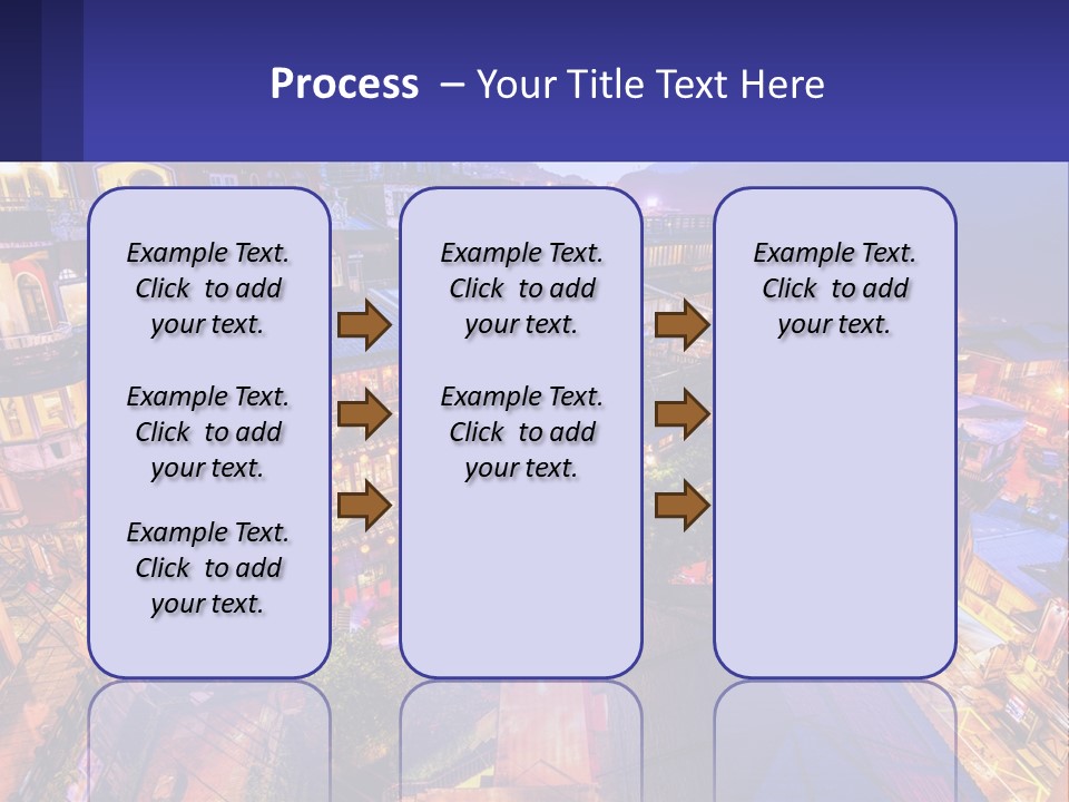 Grass Construct House PowerPoint Template