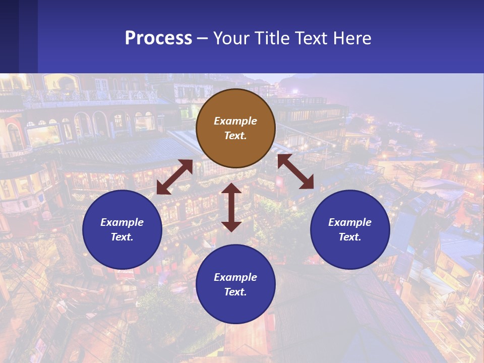 Grass Construct House PowerPoint Template