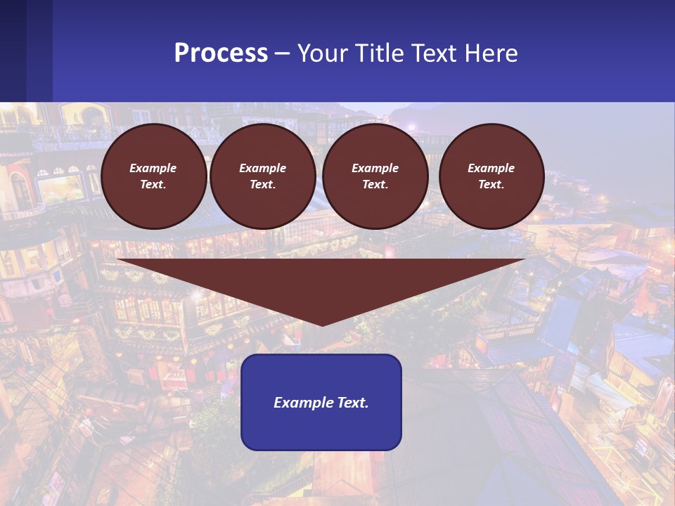 Grass Construct House PowerPoint Template