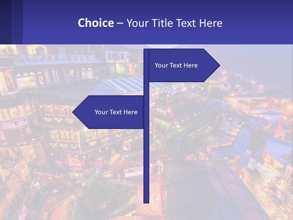 Grass Construct House PowerPoint Template