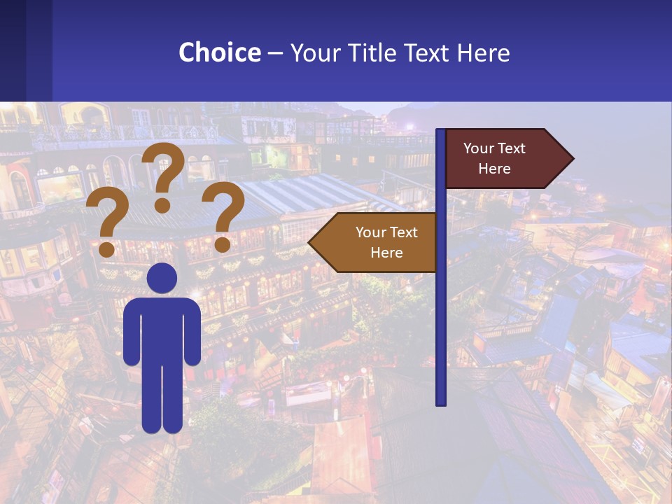 Grass Construct House PowerPoint Template