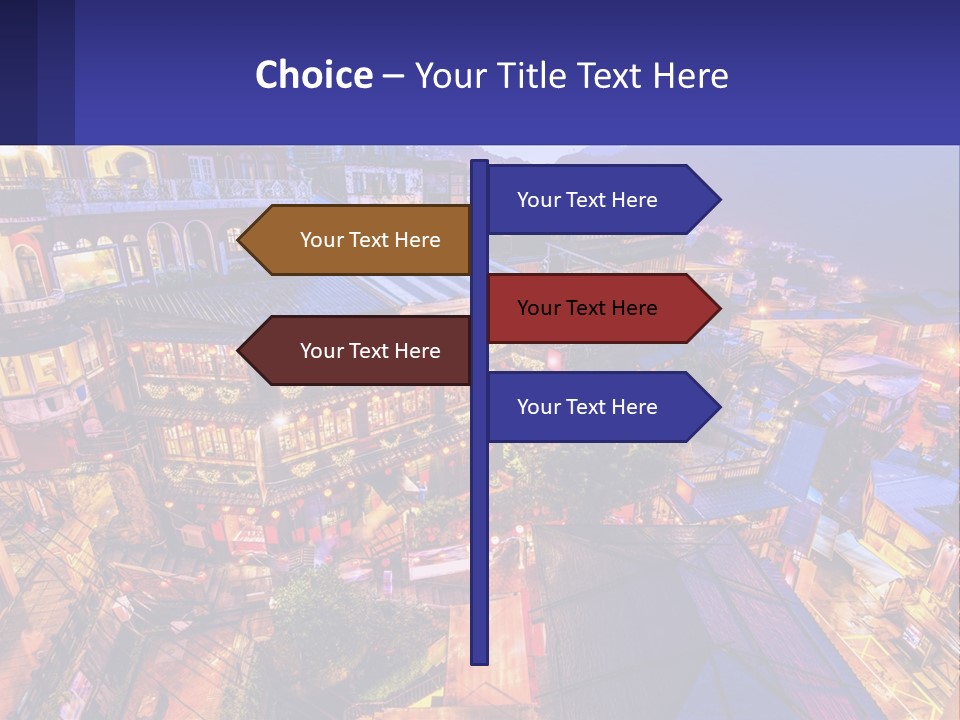 Grass Construct House PowerPoint Template