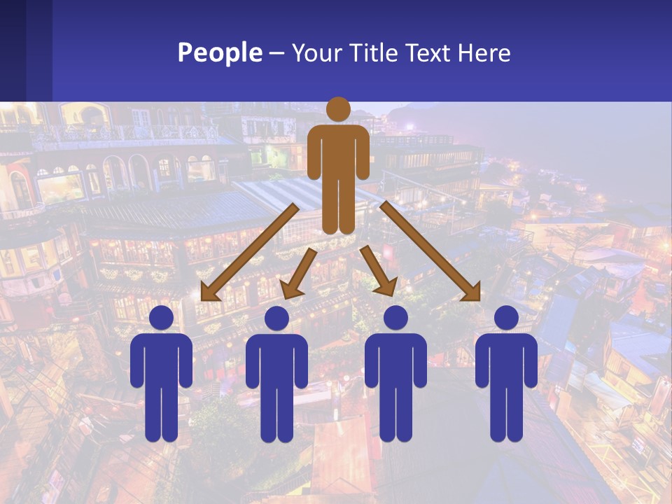 Grass Construct House PowerPoint Template