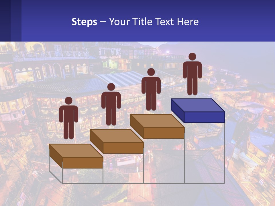 Grass Construct House PowerPoint Template