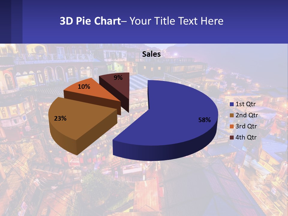 Grass Construct House PowerPoint Template