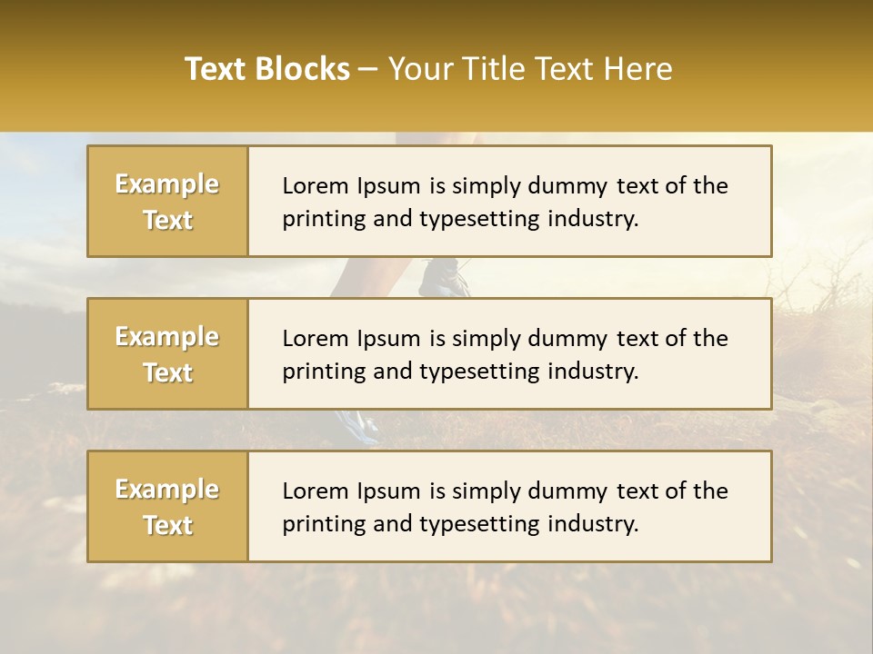 Lawn Structure Dream PowerPoint Template