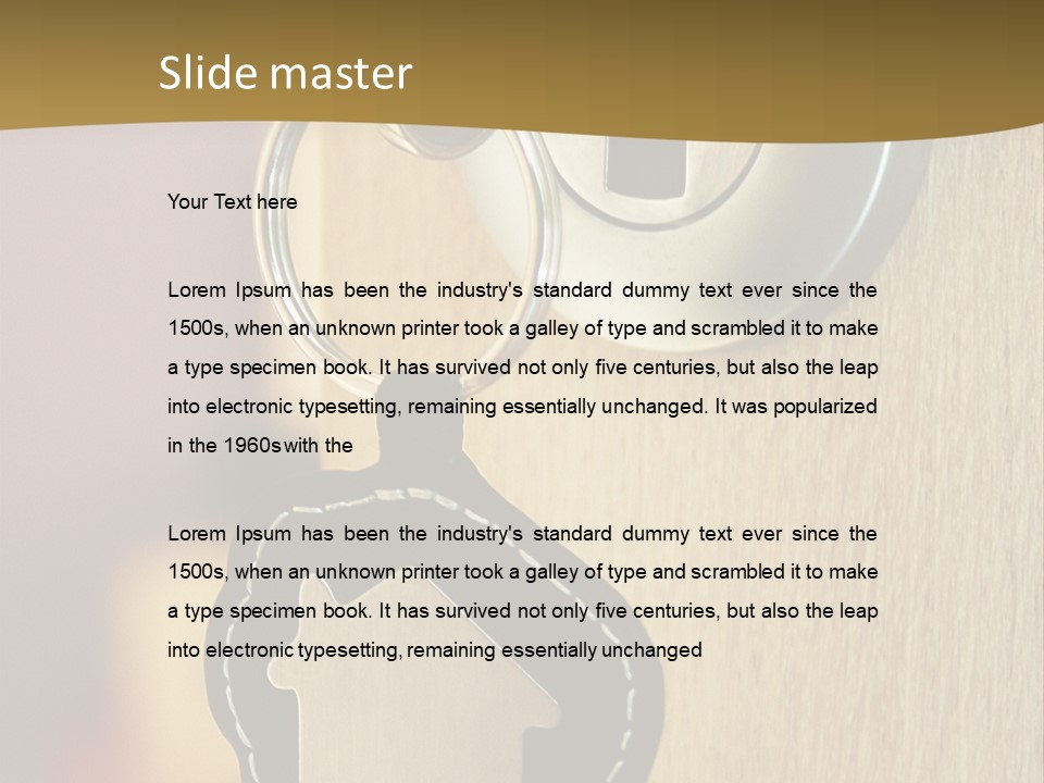 Structure Hand Man PowerPoint Template