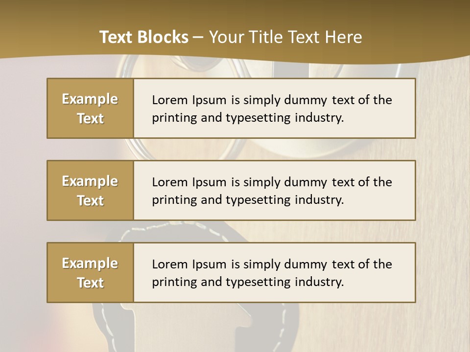 Structure Hand Man PowerPoint Template