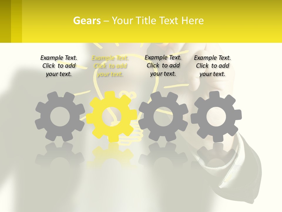 Blue Sky Architecture Made PowerPoint Template