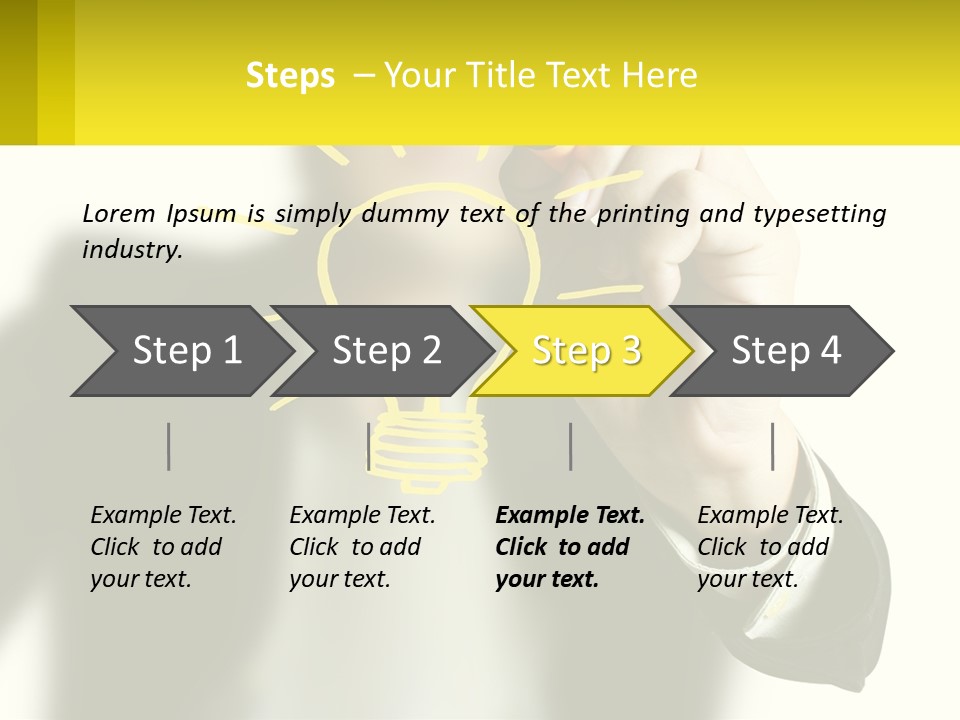 Blue Sky Architecture Made PowerPoint Template