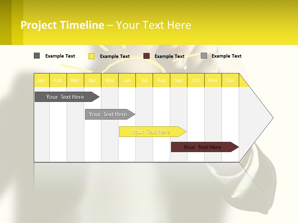 Blue Sky Architecture Made PowerPoint Template