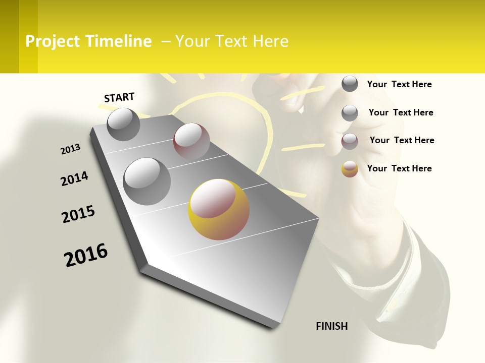 Blue Sky Architecture Made PowerPoint Template