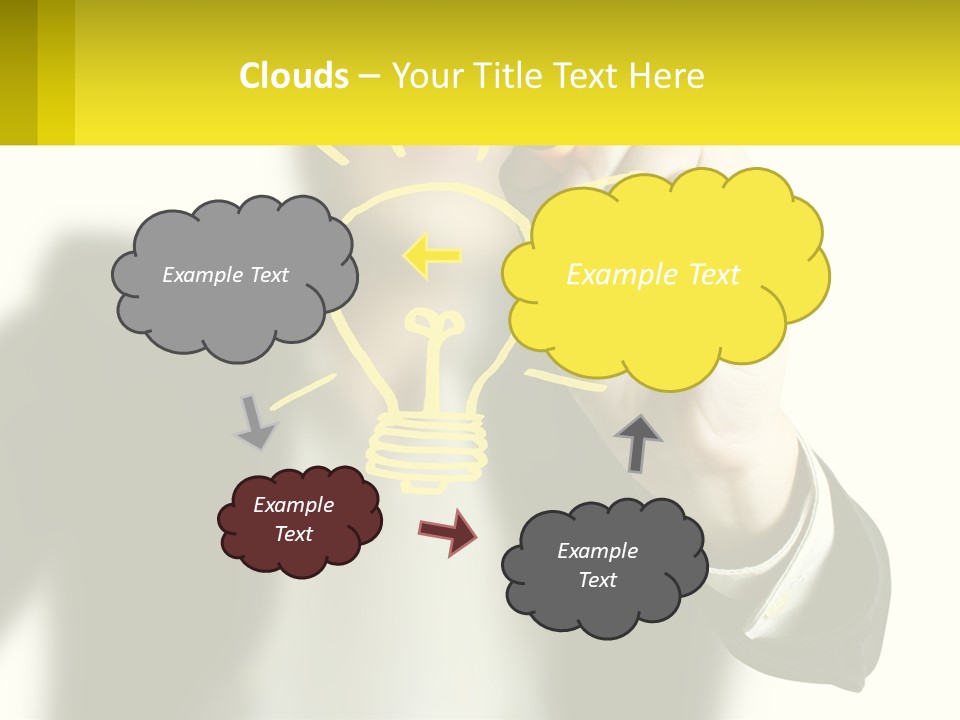 Blue Sky Architecture Made PowerPoint Template