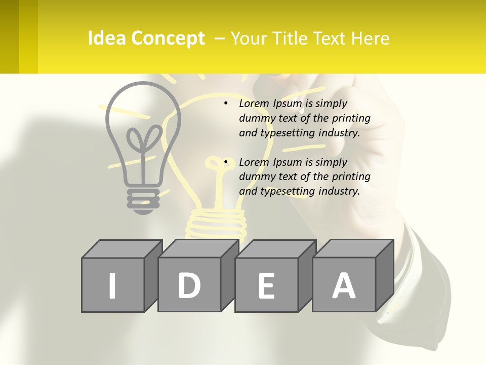 Blue Sky Architecture Made PowerPoint Template