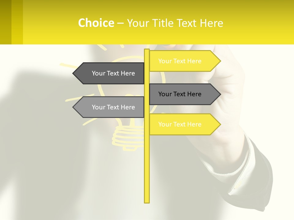 Blue Sky Architecture Made PowerPoint Template