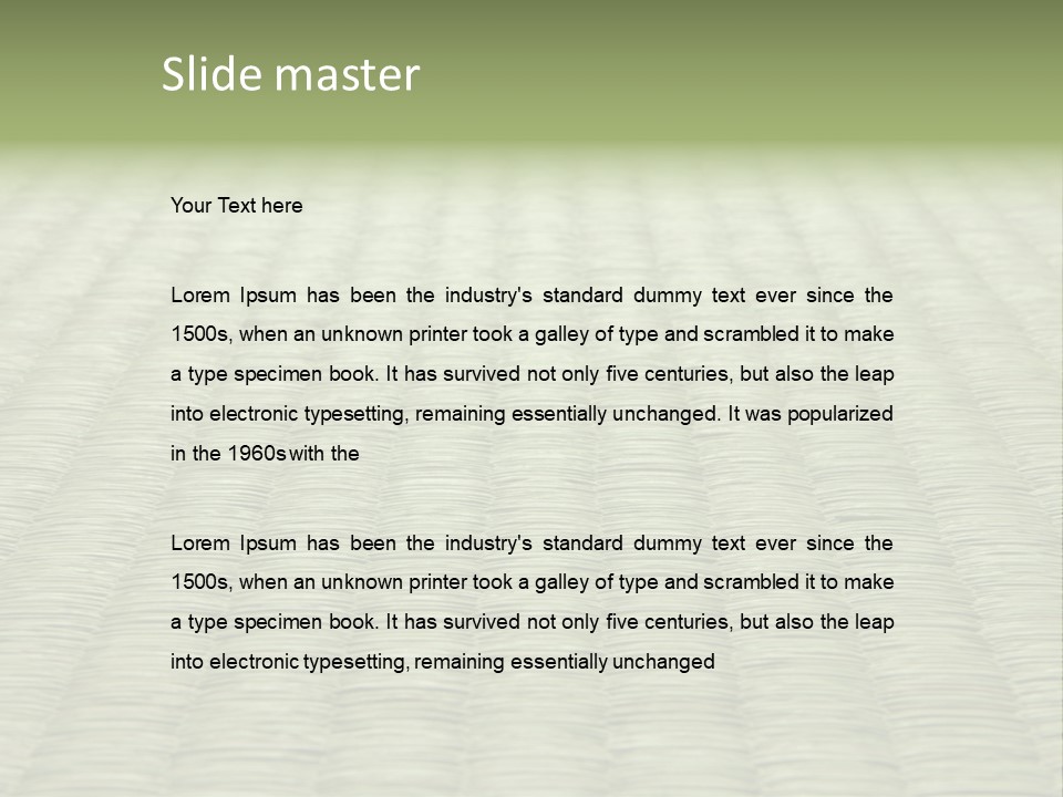 Architect Investment Leaf PowerPoint Template