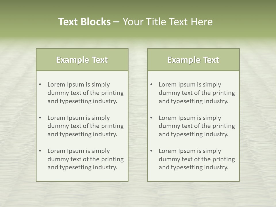 Architect Investment Leaf PowerPoint Template