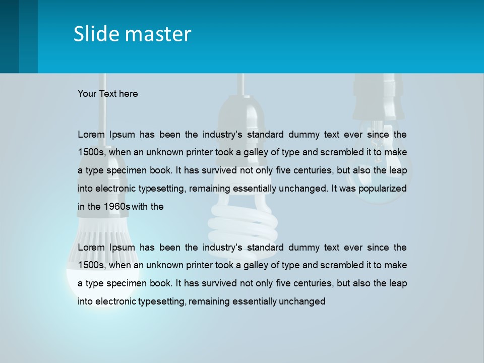 Sky Sale Man PowerPoint Template