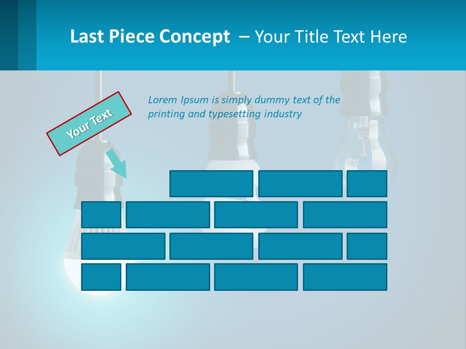 Sky Sale Man PowerPoint Template