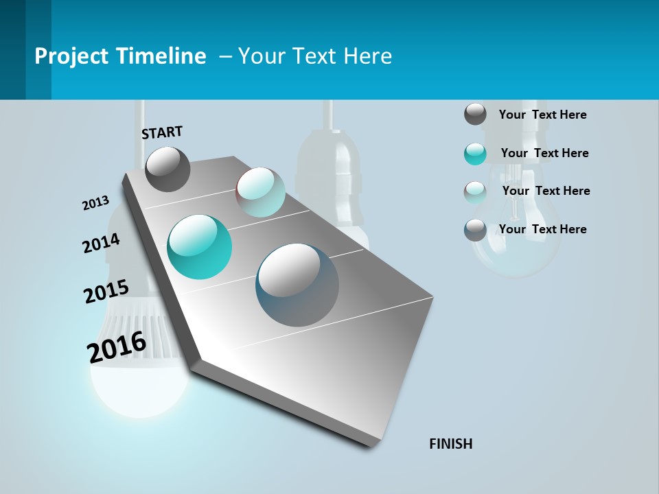 Sky Sale Man PowerPoint Template