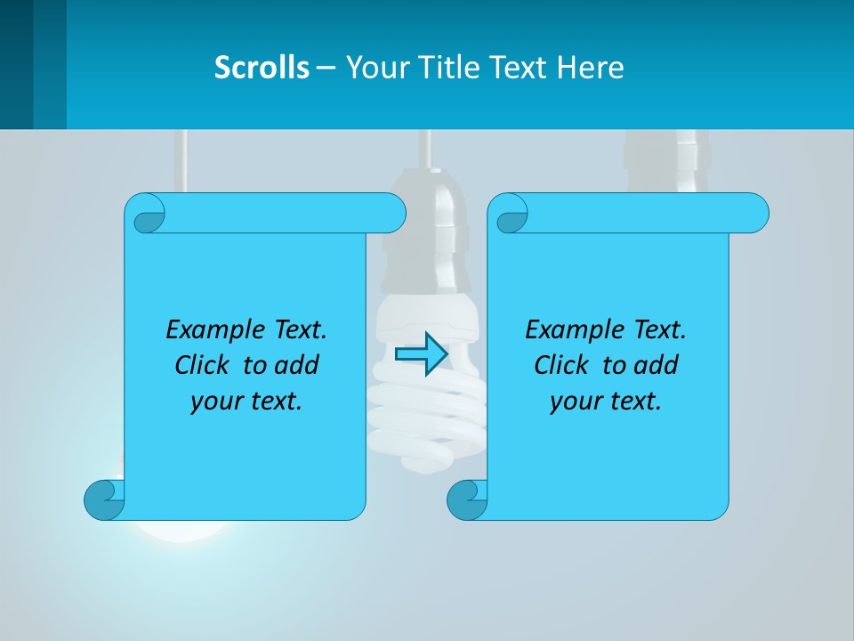 Sky Sale Man PowerPoint Template