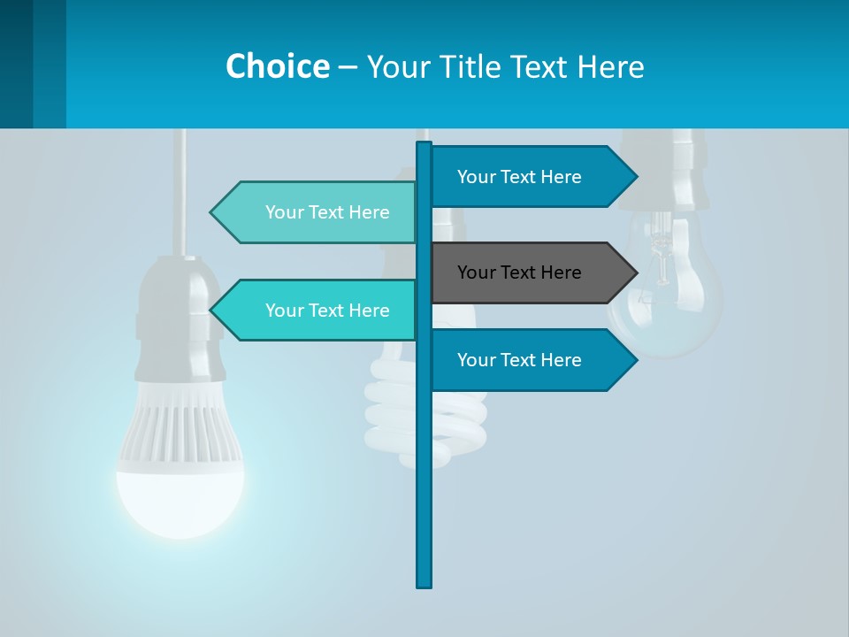 Sky Sale Man PowerPoint Template