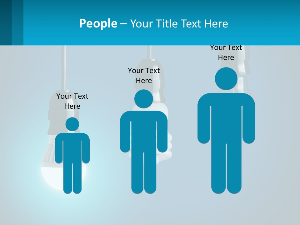 Sky Sale Man PowerPoint Template