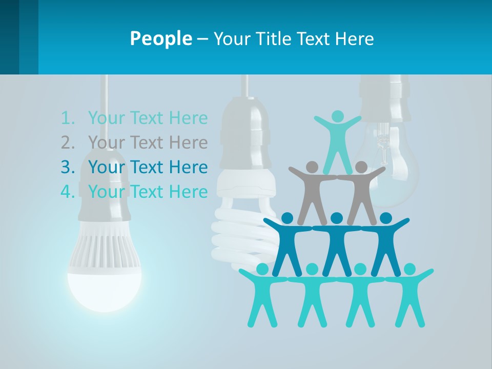 Sky Sale Man PowerPoint Template