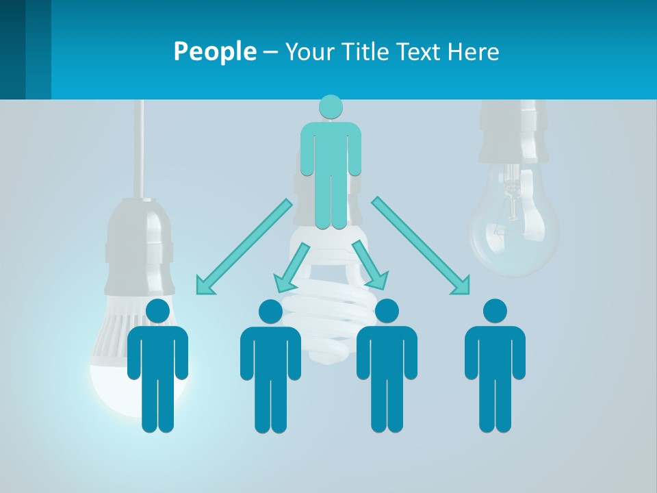 Sky Sale Man PowerPoint Template