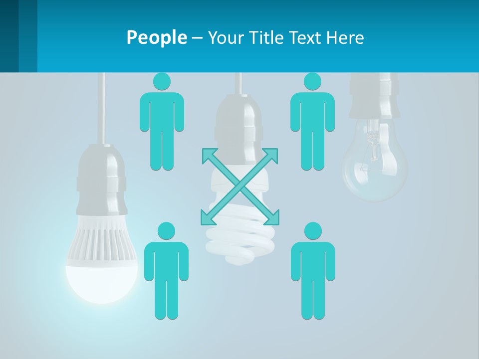 Sky Sale Man PowerPoint Template