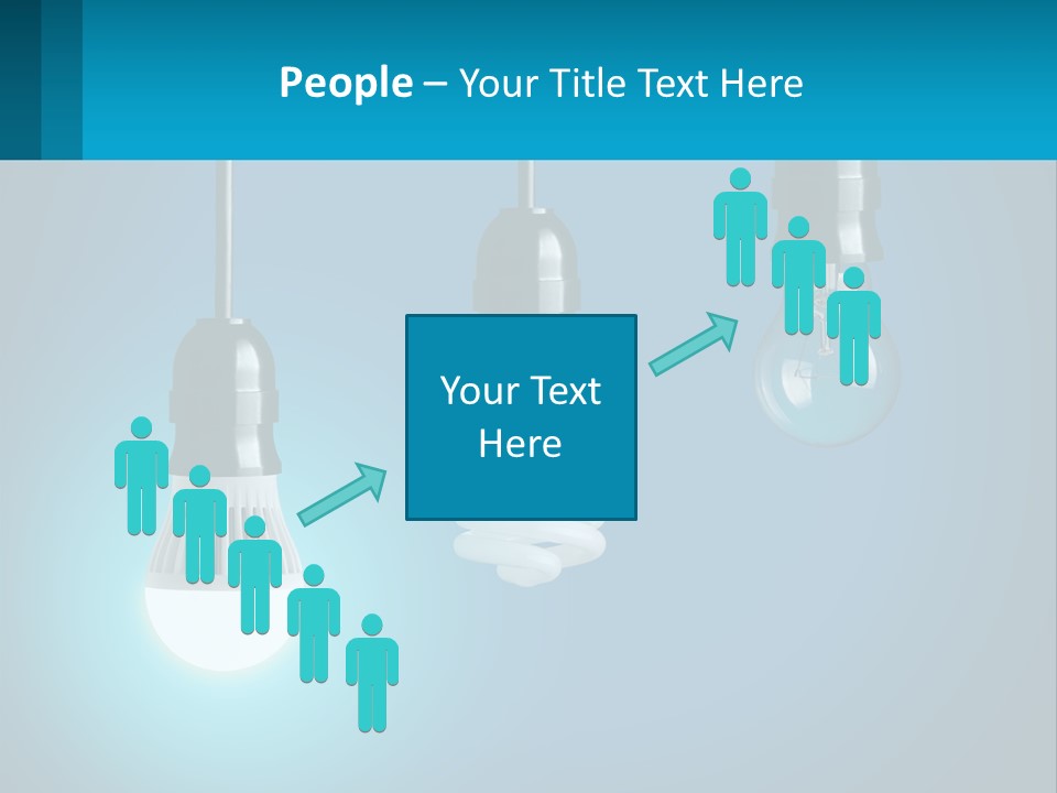 Sky Sale Man PowerPoint Template