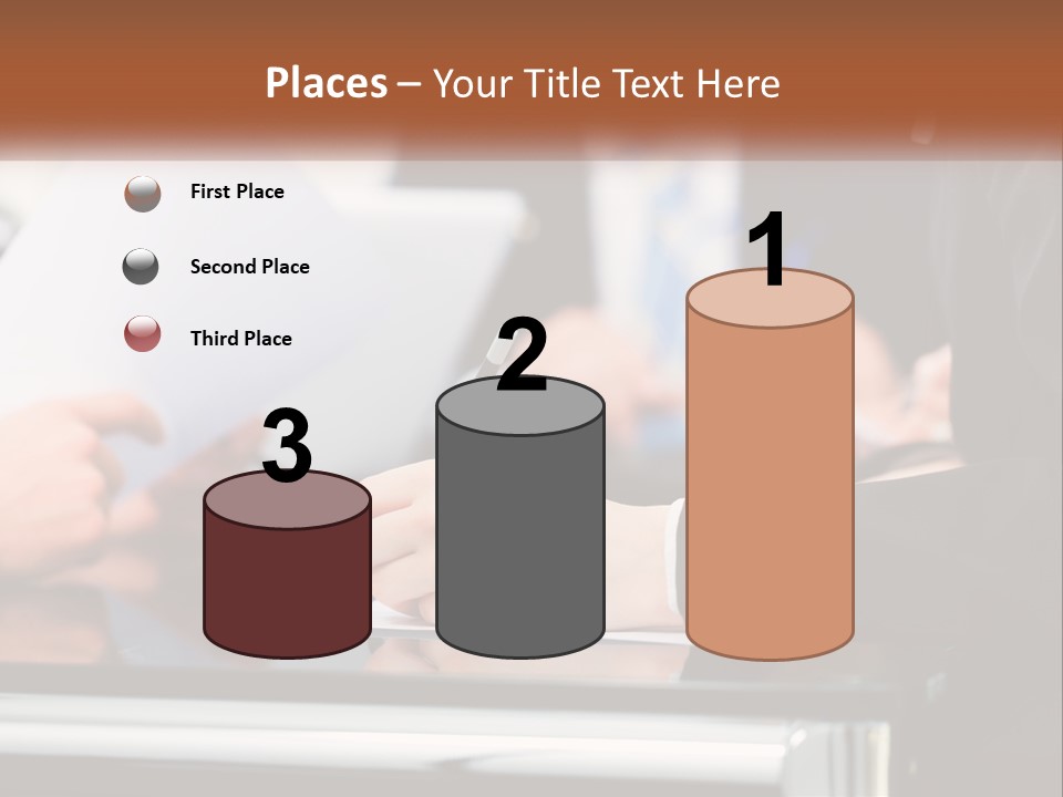 Man Blue Sky Property PowerPoint Template