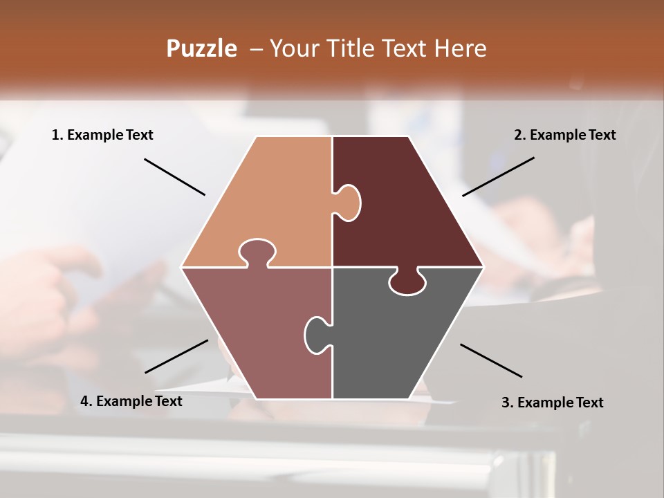 Man Blue Sky Property PowerPoint Template