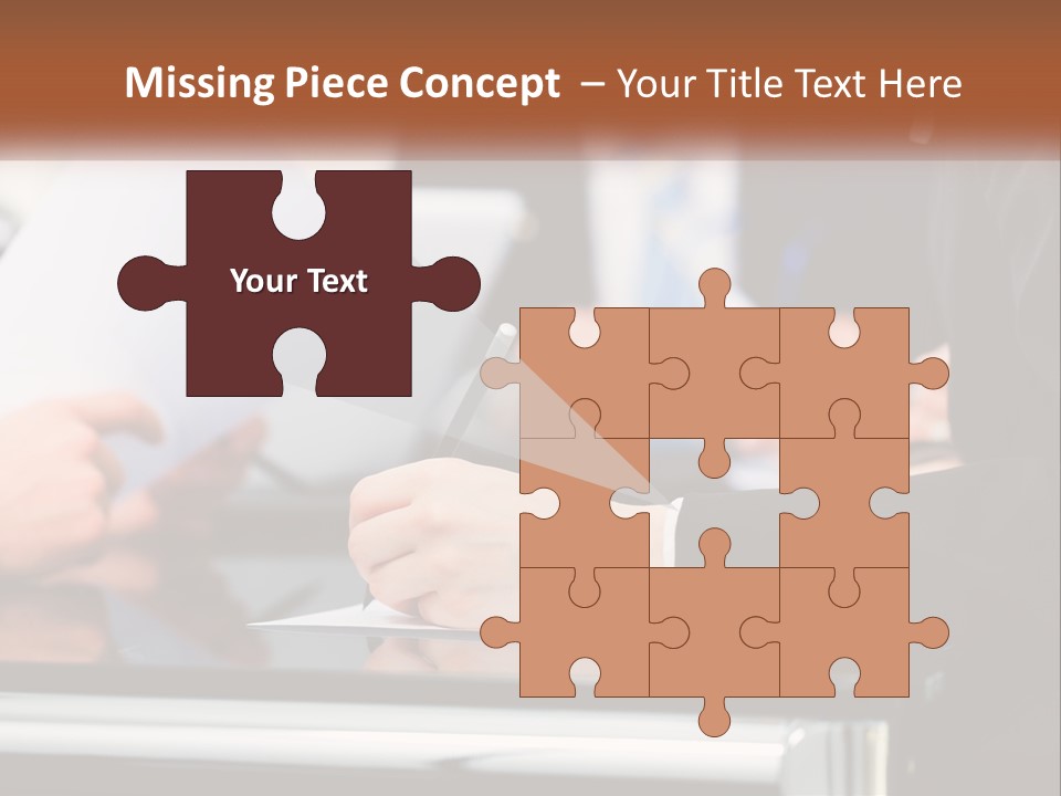 Man Blue Sky Property PowerPoint Template