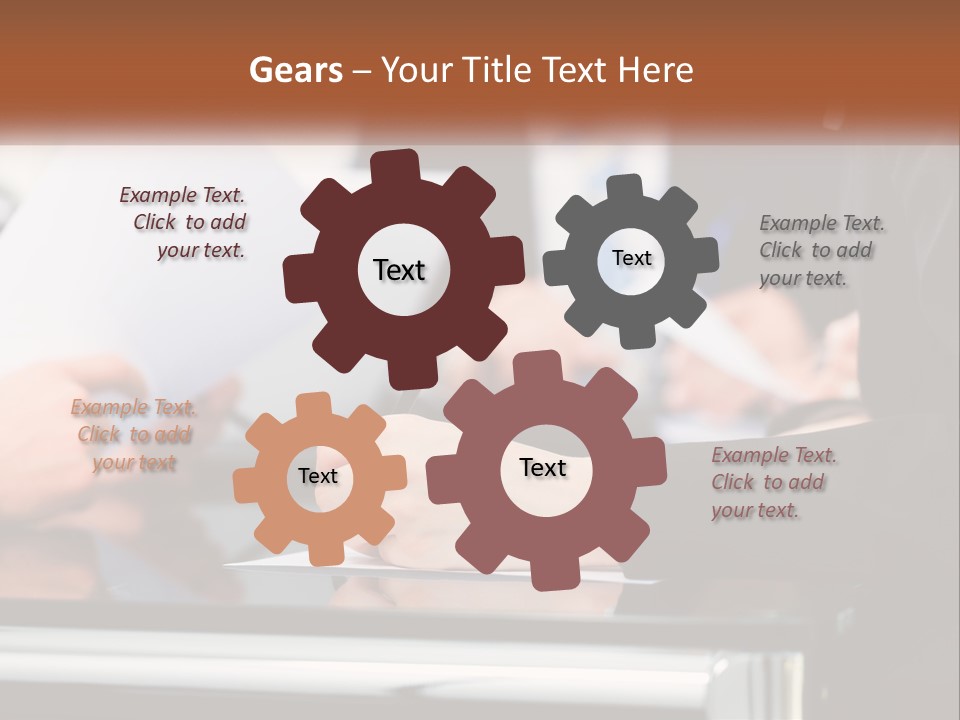 Man Blue Sky Property PowerPoint Template