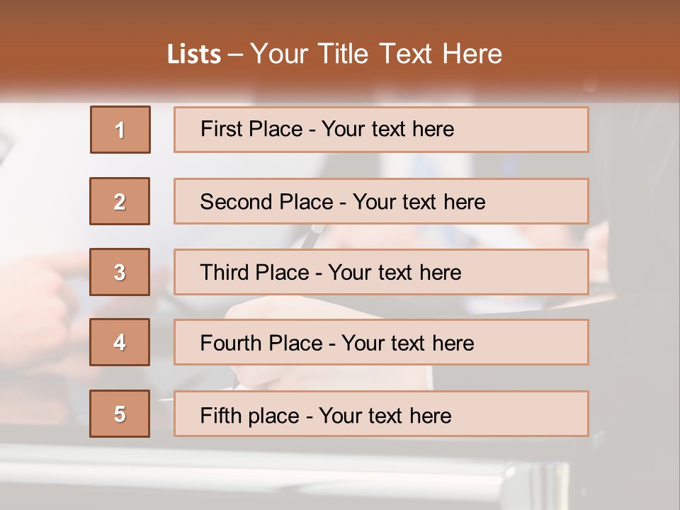 Man Blue Sky Property PowerPoint Template