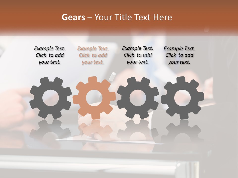 Man Blue Sky Property PowerPoint Template