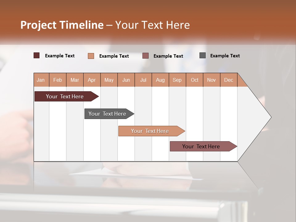Man Blue Sky Property PowerPoint Template
