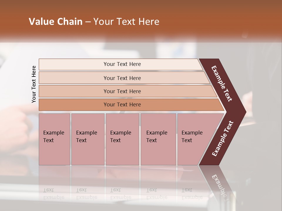 Man Blue Sky Property PowerPoint Template